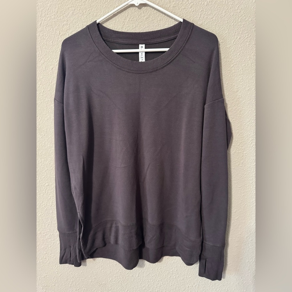 Athleta Crewneck Sweatshirt - Deep Plum